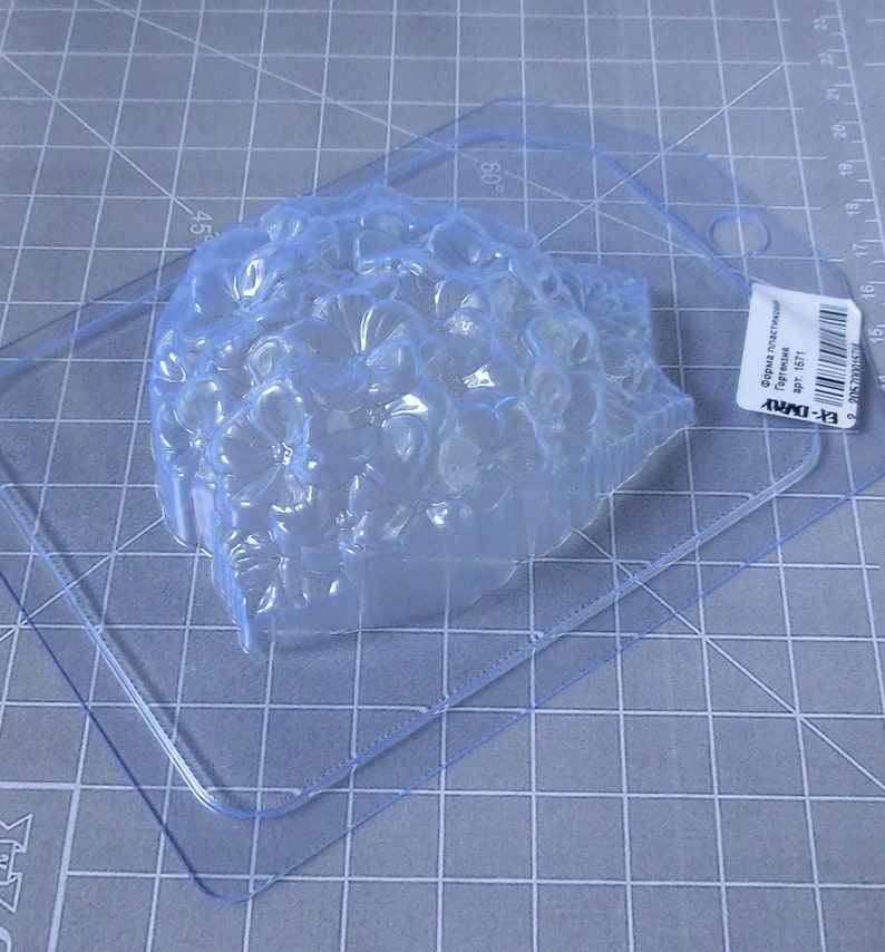 Hydrangea Plastic Mold Plastic Soap Mold Soap Making Soap Etsy
