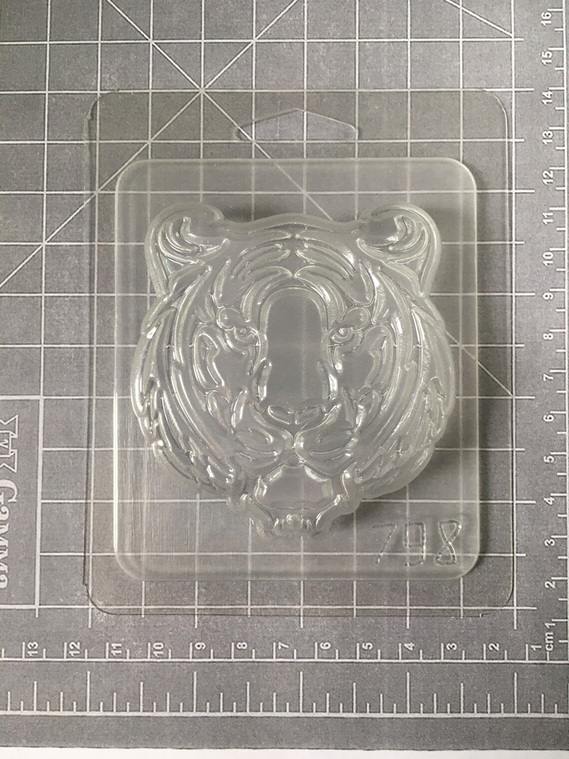 Tiger engraving plastic mold plastic soap mold soap making Etsy