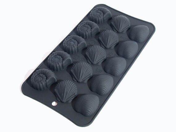 baking ice chocolate Seashells Silicone mold for soap
