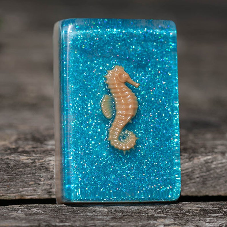 soap mold plastic mold chocolate mold bathbomb mold Sea Horse