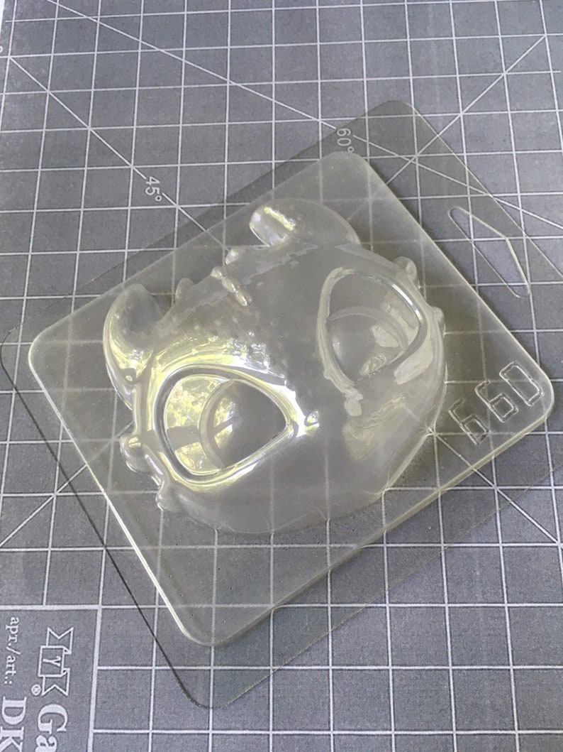 Night Fury Toothless Dragon plastic mold plastic soap mold Etsy