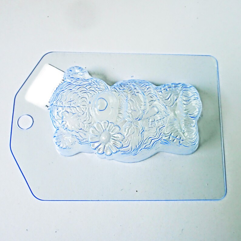 chocolate mold Teddy Bear and chamomile bathbomb mold soap mold plastic mold
