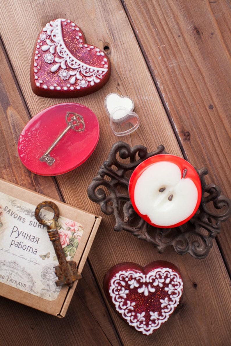 chocolate mold Heart lace pattern2 soap mold bathbomb mold plastic mold