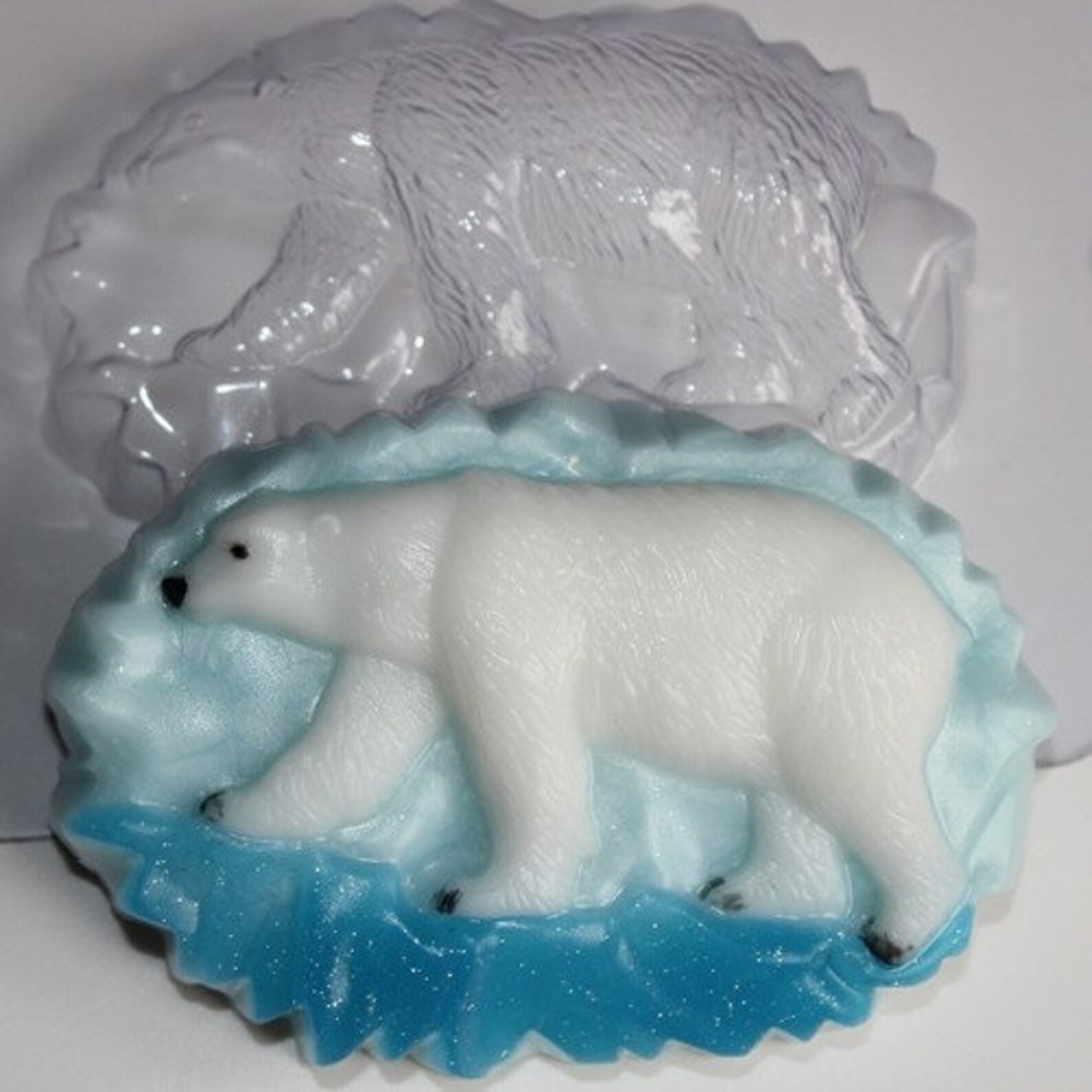 Polar bear plastic mold plastic soap mold soap making soap Etsy