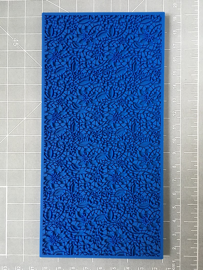 Lace Texture sheet polymer clay texture stamp mould moulds Etsy