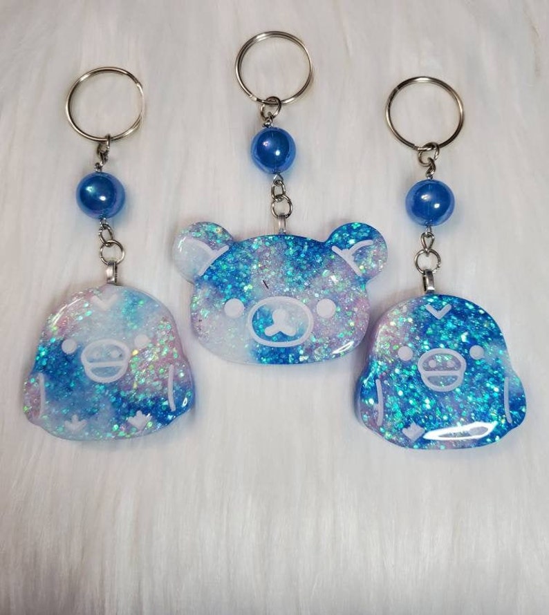 Cotton Candy Rilakkuma Keychains Etsy