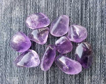 1 Amethyst Extra Quality Tumbled Stone - Pick Your Crystal