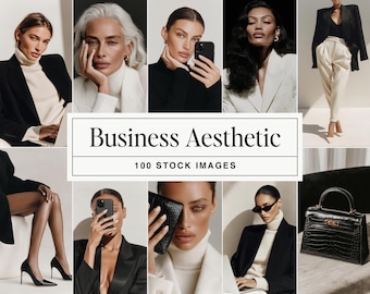 Business Aesthetic Stock Photos: Moderne monochrome Luxus-Branding-Bilder für Coaches, Content-Ersteller, Instagram & Social-Media-Manager