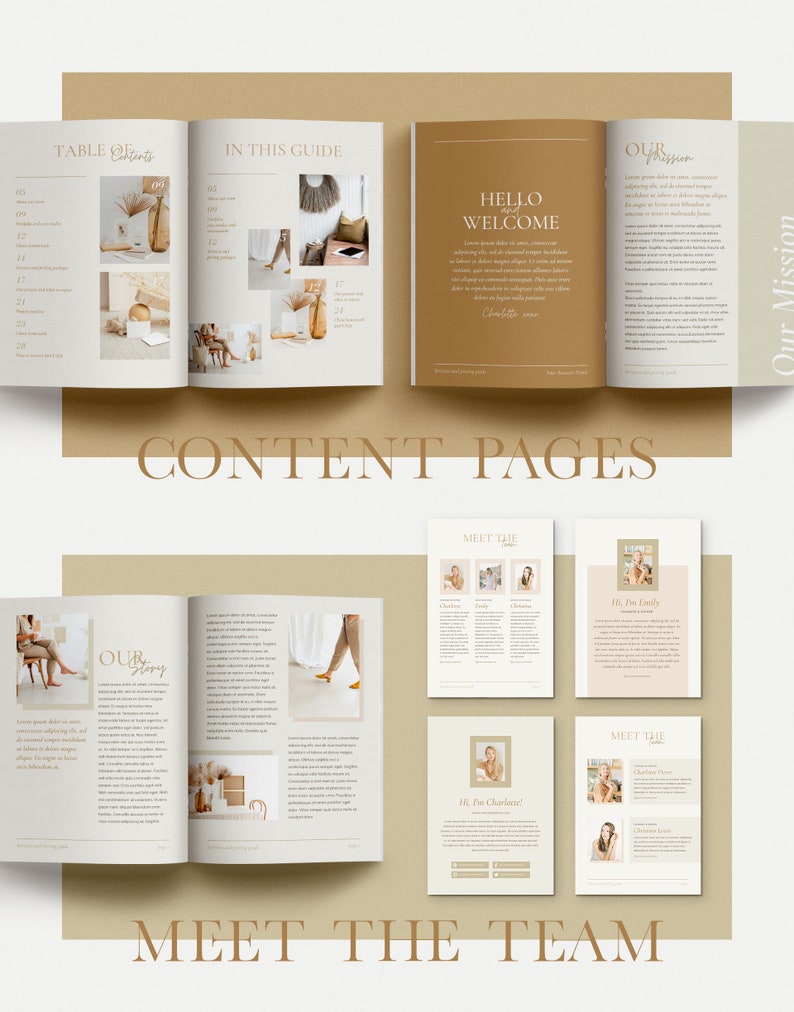 Services and Pricing Guide Template Price List Portfolio Etsy UK
