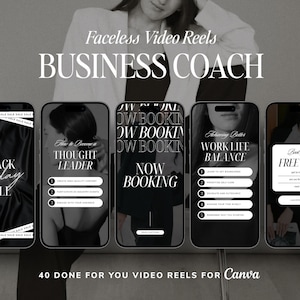 Business Coach Video Reels | Faceless Instagram Reels | Luxury Social Media Templates | Reels Instagram Templates | Digital Marketing Coach