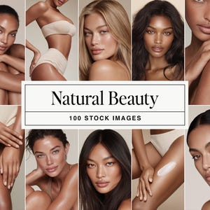 Foto stock di bellezza naturale: immagini editoriali neutre di ritratti del corpo per specialisti della cura della pelle, centri estetici, centri benessere, estetisti, terapisti della pelle