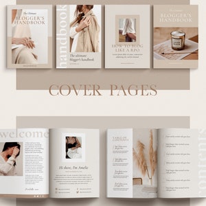 May include: A beige and brown book cover with the text "The Ultimate Blogger's Handbook" and a photo of a person wearing a beige trench coat. The book cover also includes the text "The ultimate blogger's handbook".