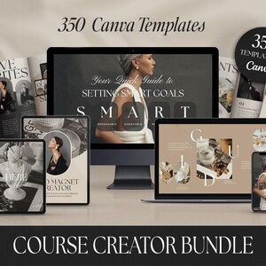 Course Creator Bundle | Life Coach Online Course Toolkit | Coaching Templates | Ebook | Workbook | Webinar Slide Deck | Instagram Templates