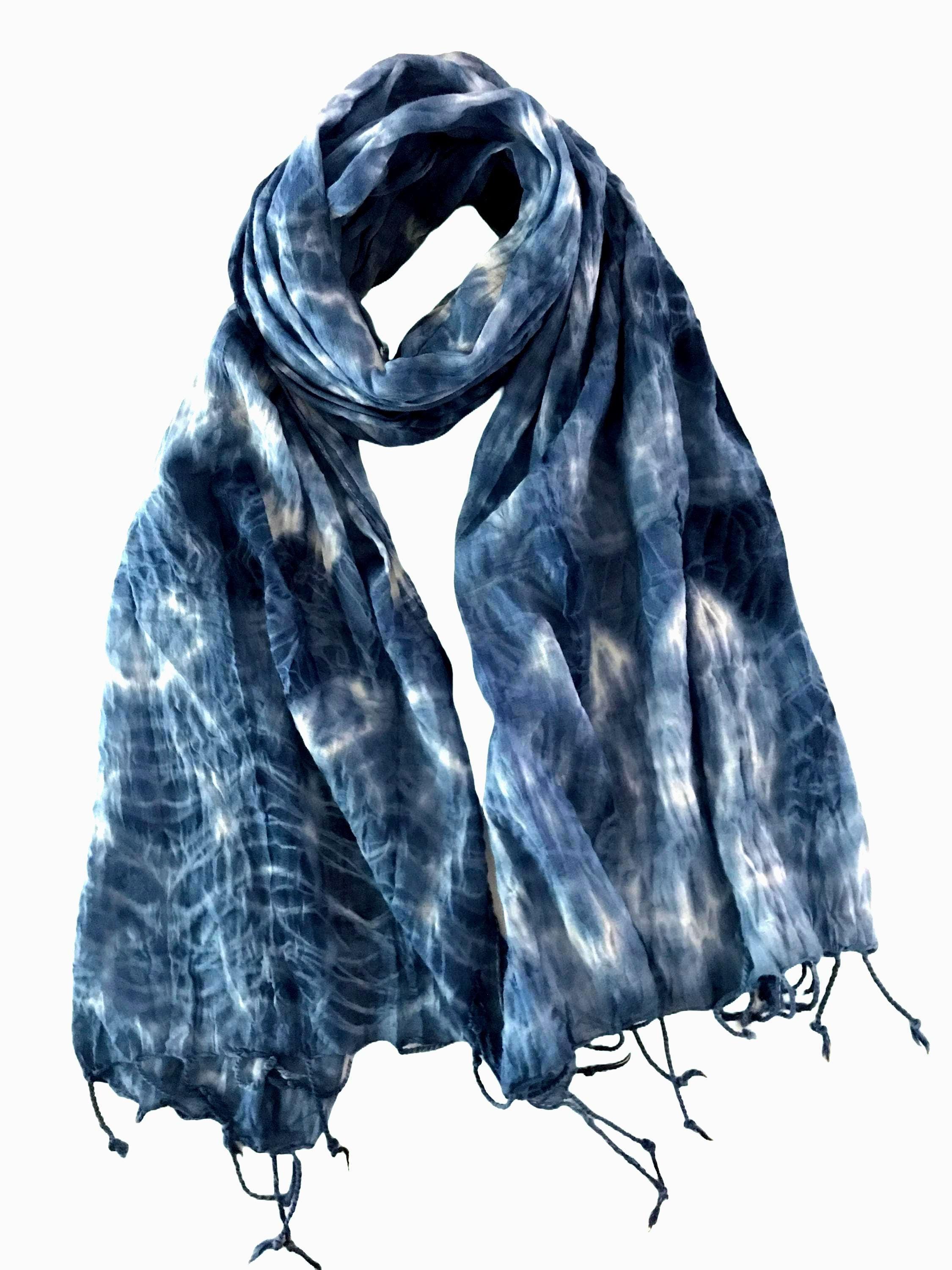 Shibori Scarf - Etsy
