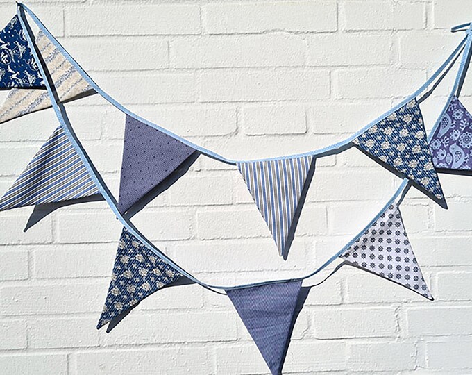 2.80 m long Nordic-Maritime blue pennant chain Super nice!