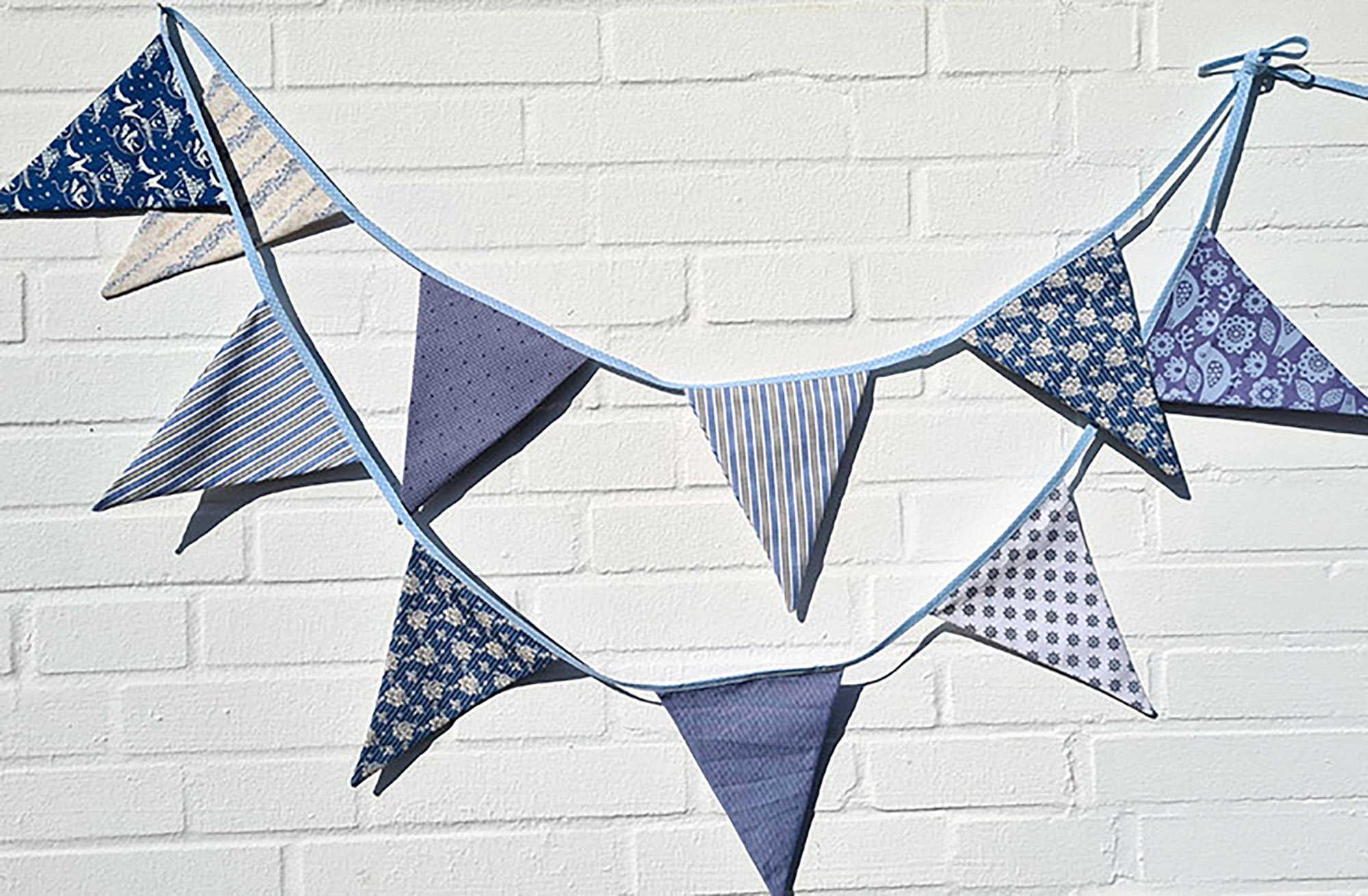 2.80 m long Nordic-Maritime blue pennant chain Super nice!