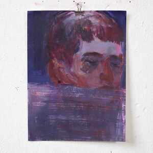 THE STREAM // original artwork - acrylic and gouache on paper, 24 x 32 cm