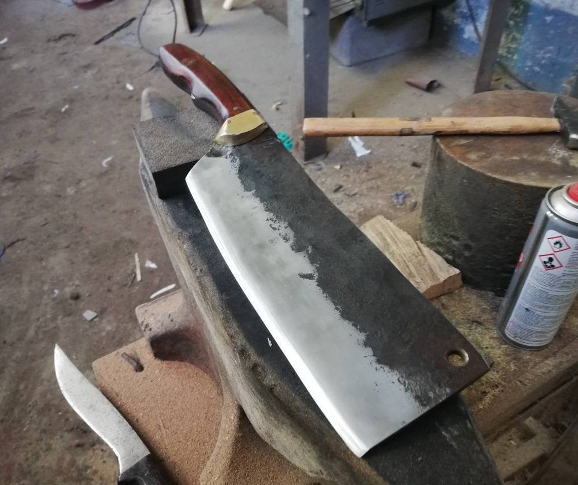 Massive Cleaver for Professional Chefs, Cleaver, Handmade