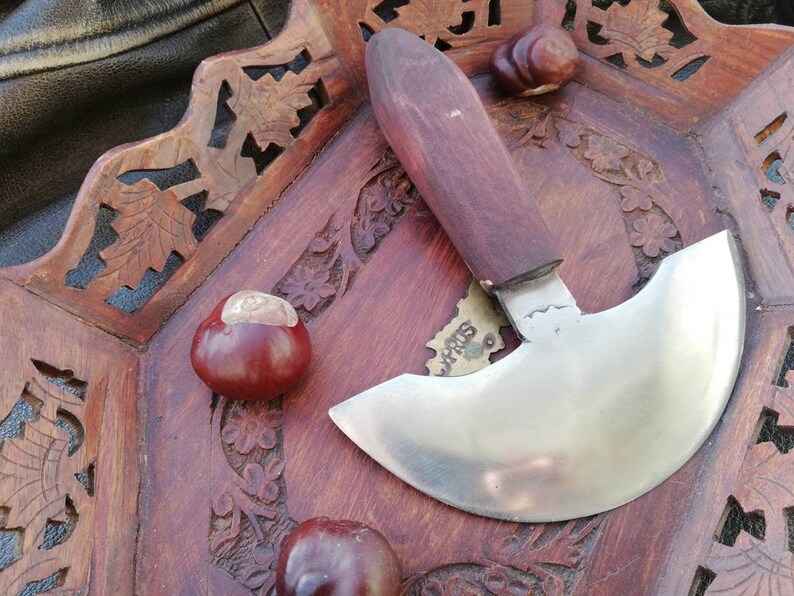 Handmade Moon Knife Leather Cutter Half Moon Knife Leather Etsy