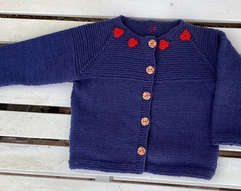 Babystrickjacke, Gr.86-92