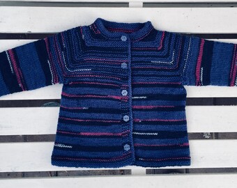 Babyjacke,gestrickt Gr.62-68