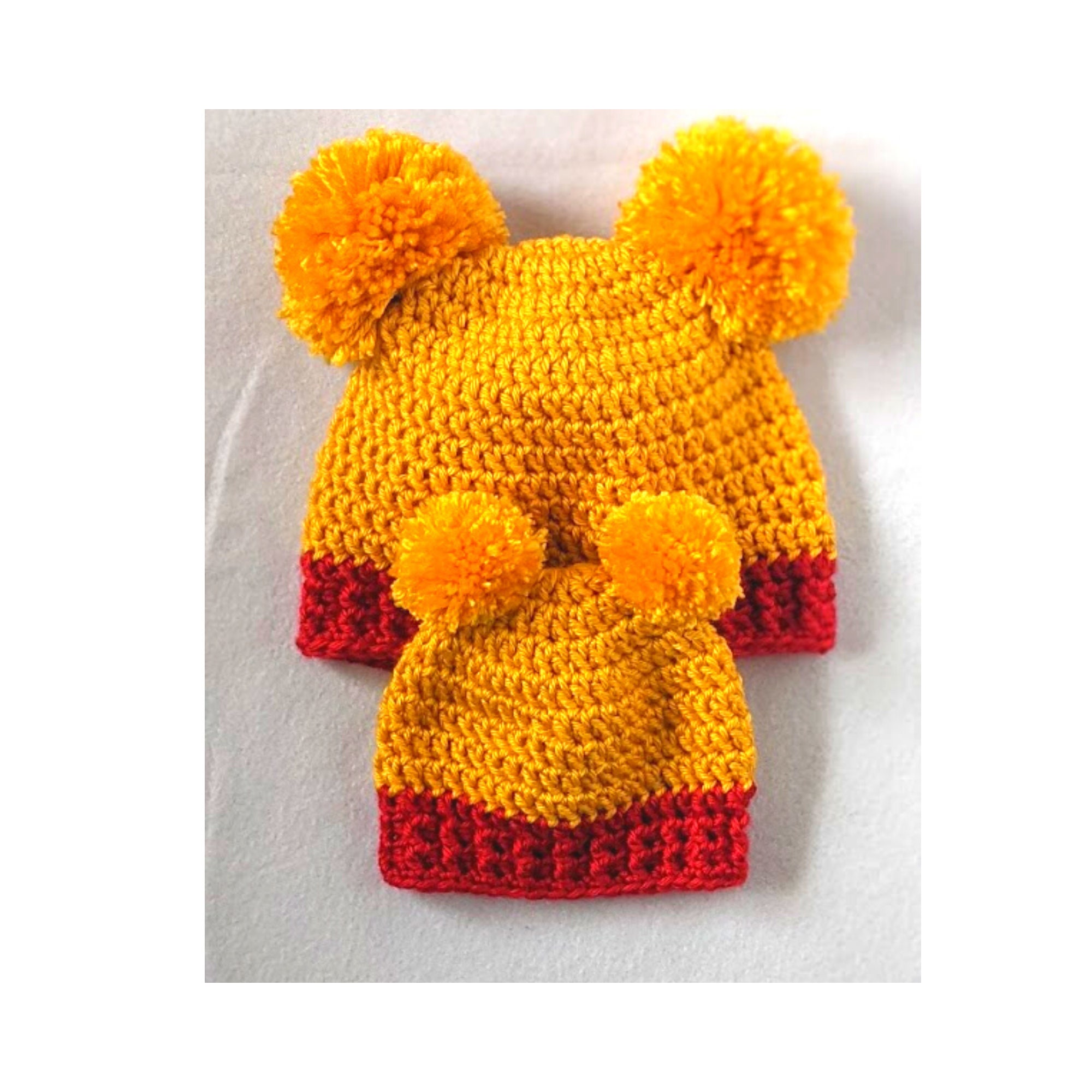 Winnie the Pooh Inspired Crochet Hat Pattern: Crochet Disney | Etsy