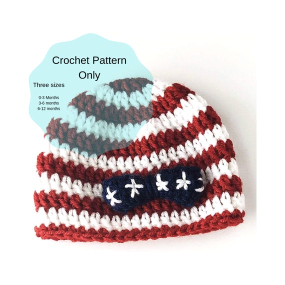 4th of july baby hats
