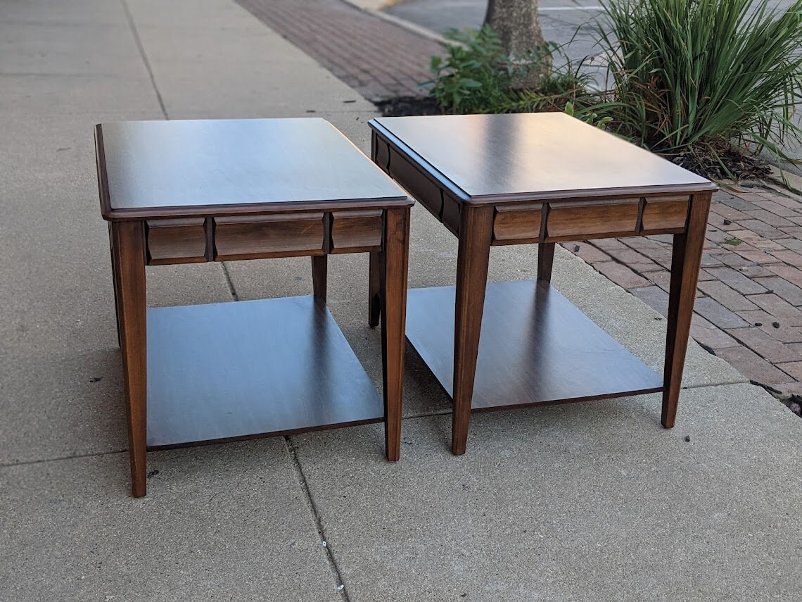 Vintage mersman side table deals