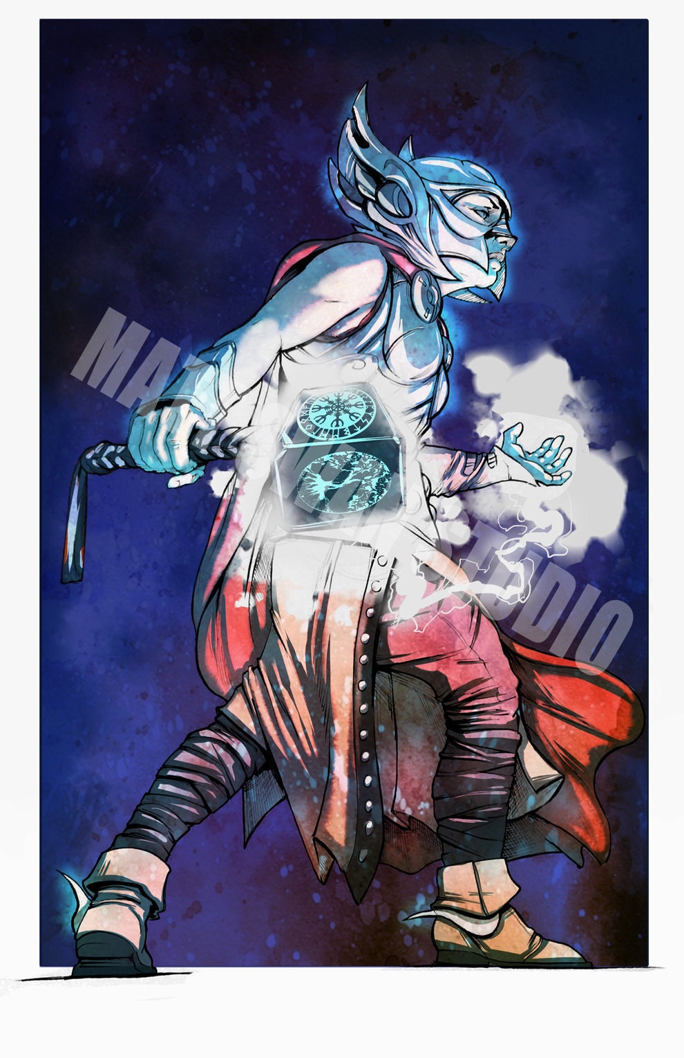 Jane Foster as Thor Art Print 11 x 17 Full | Etsy