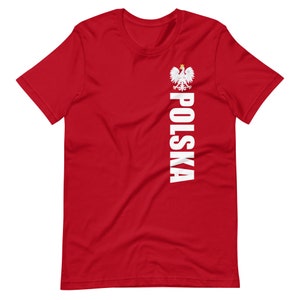 Polska Poolse Shirt | Gekroonde Eagle Tee | Vlag van Polen Gift