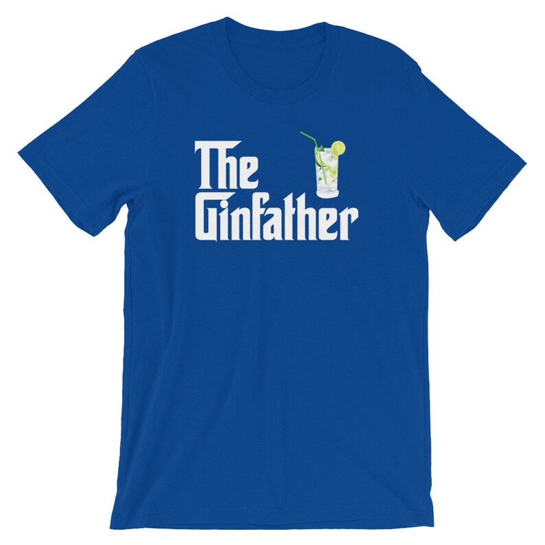 The Gin Father Shirt Funny Drinking Gifts Gin Lover Etsy