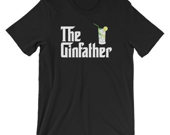 The Gin Father Shirt | Funny Drinking Gifts | Gin Lover T-Shirt | Fathers Day Gift | Gin And Tonic Shirt