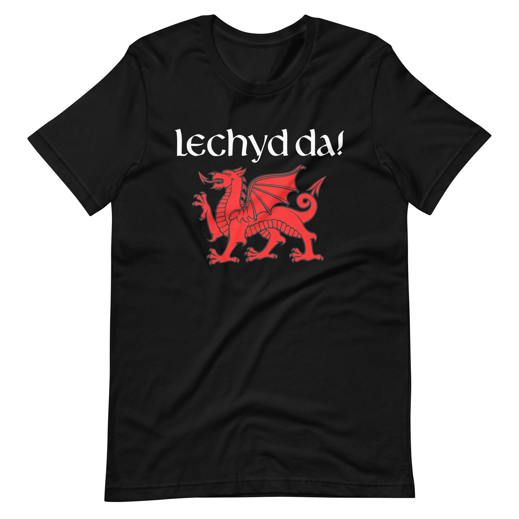 Cheers in Welsh Shirt Red Dragon of Wales Tee Lechyd Da Etsy