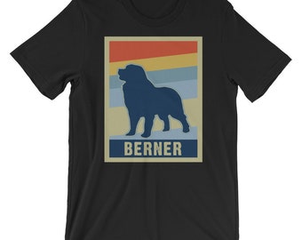 Berner Sennenhond | Vintage Bernese Mountain Dog Shirt | Berner Sennenhond geschenken | Retro hond Shirt