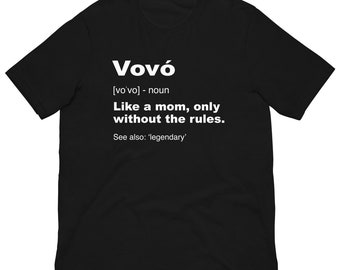Definition Of Vovó Shirt  | Brazilian Grandma Tees