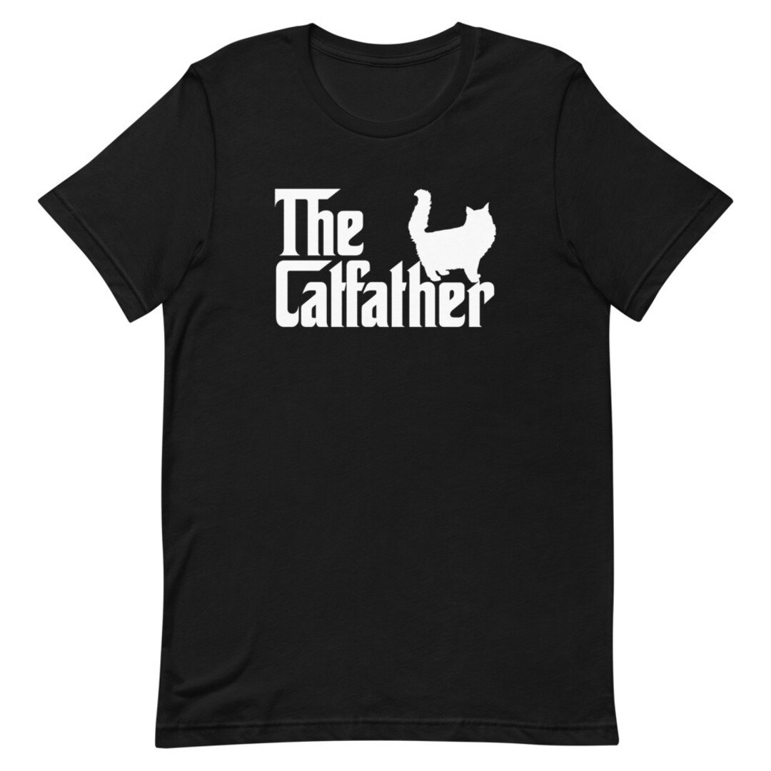 The Cat Father Shirt Funny Cat Dad Gifts Fathers Day Shirt Best Cat ...