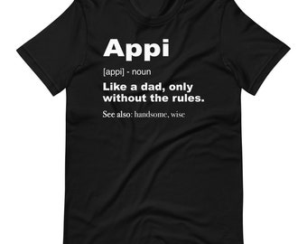 Definition of Appi Shirt | Best Grandpa Tee