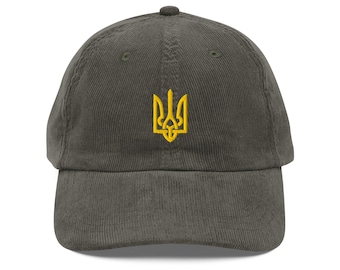Vintage Tryzub Hat | Proud Ukrainian Cap | Ukraine Trident Gifts