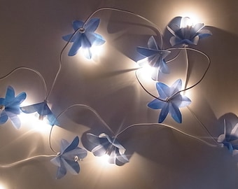 FAIRY LIGHTS with delicate flowers