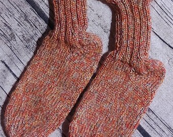 Hand knitted socks size 21/22
