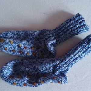 Handgestrickte Socken Gr. 22/23 Stoppersocken Bild 1