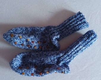 Hand knitted socks size 22/23 stopper socks