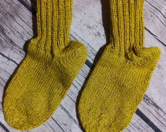 Handgestrickte Socken Gr. 22/23