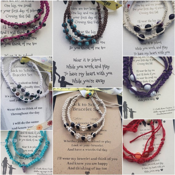 Back To School Bracelets Mommy And Me Back To School Etsy Back To School Bracelets Mommy And Me Back To School Etsy