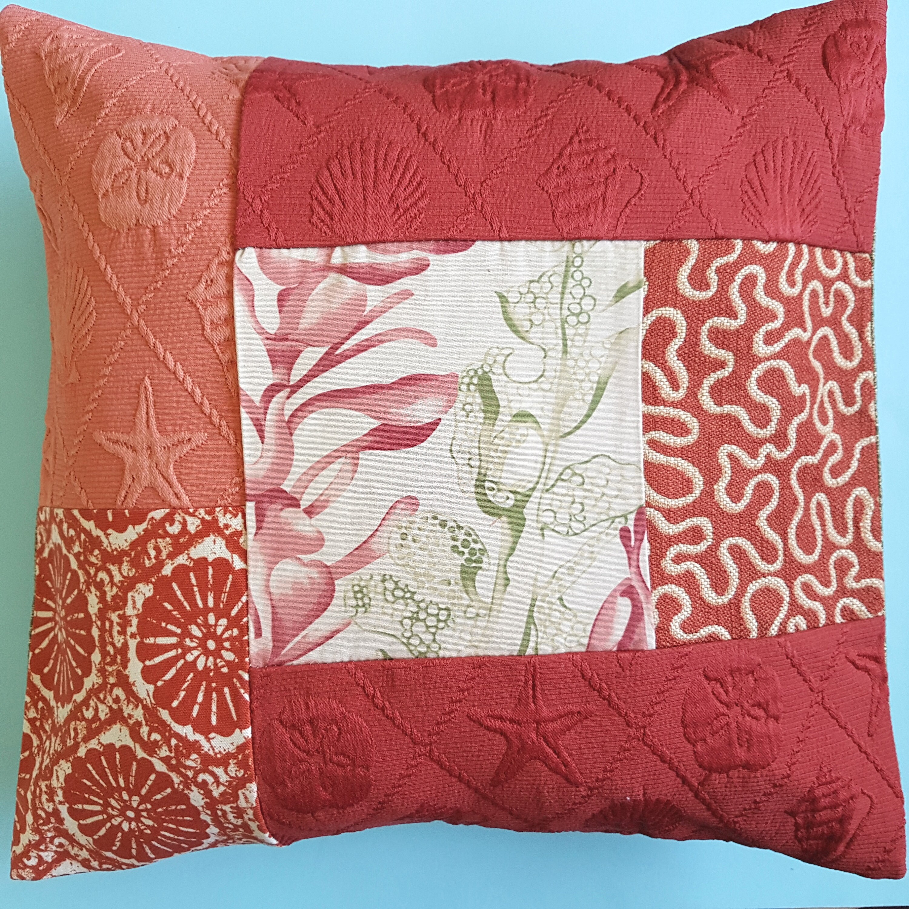 Nauticalthemed pillow cover 16x16 of reclaimed Etsy