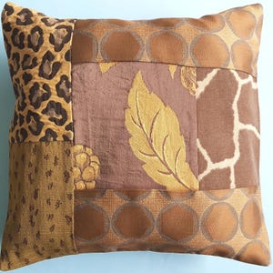 16x16 leopard skin print pillow cover designer patchwork pillow cover copper animal skin print pillow cover ultra-luxury copper pillow cover