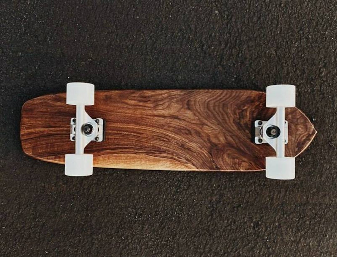 Cruiser Skateboard Longboard // FREE SHIPPING // Solid Hardwood Wood