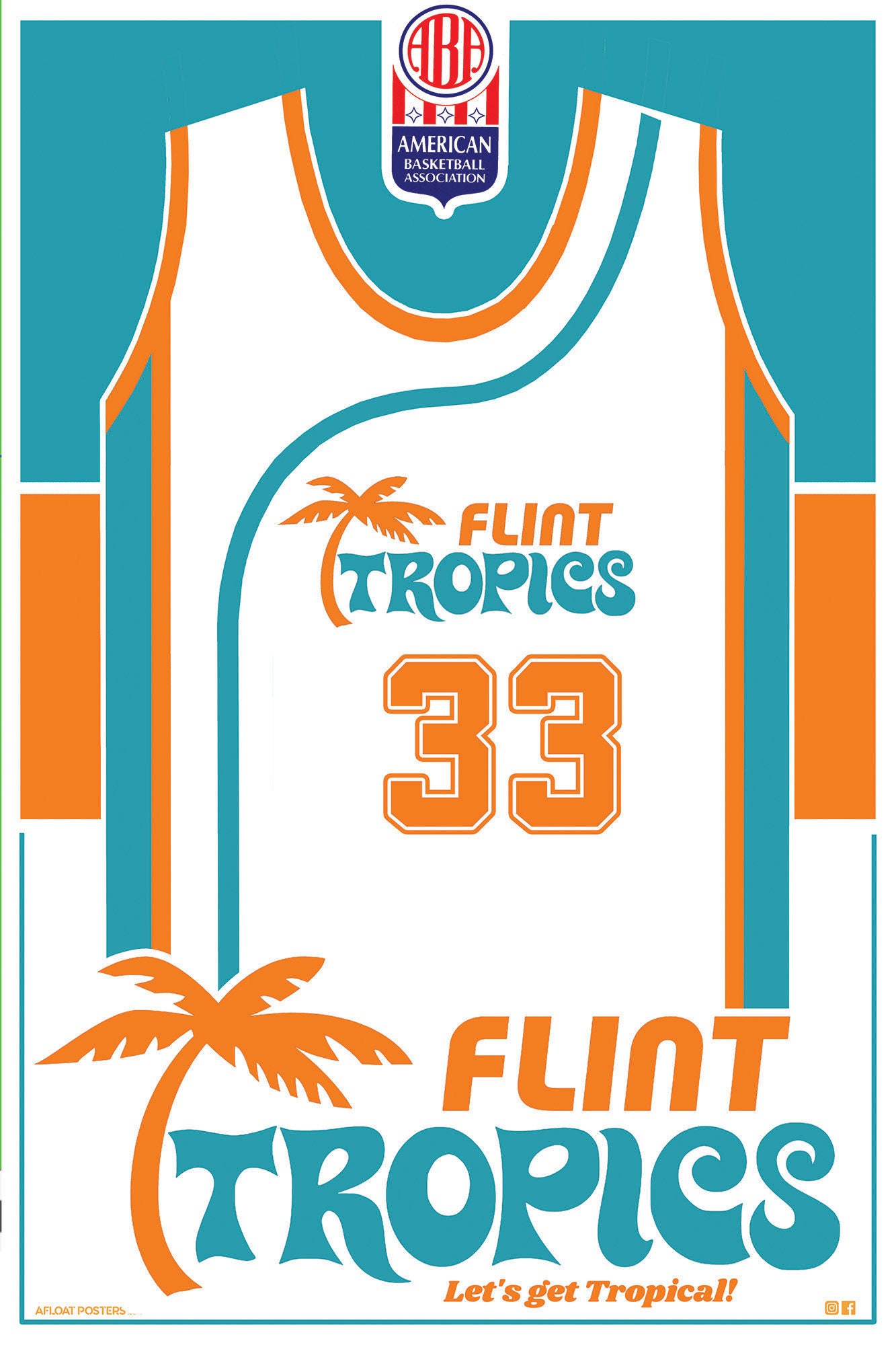 Flint Tropics Custom Basketball Jersey Add Your Name And Number Adult