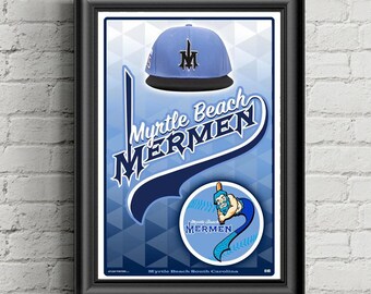 Myrtle Beach Mermen Poster, Eastbound and Down, TV Series, Wall Art (12x18)