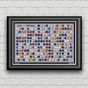 Football, D3, College, Printed Poster, sports Wall Art